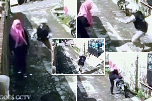 Penjambret Apes! Motornya Dibawa Lari Korban yang Nekat